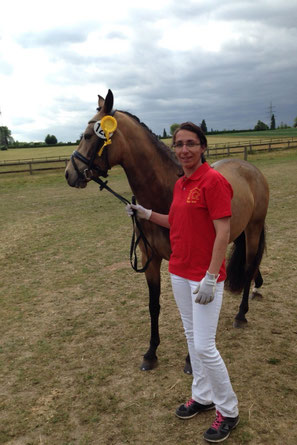 Saadia Struckmann mit Zuchtstute Soulmate