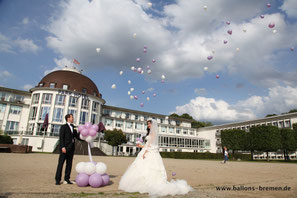 Das Ballonglück für Ihre Hochzeit in Bremen