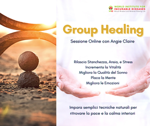 Gruppiling distance healing sessions max 10 people online with Angie Claire