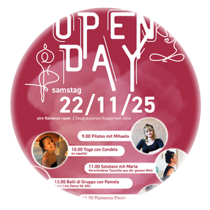 22.11. : OPEN DAY - von Flamenco bis Yoga, einfach mal probieren