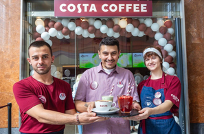 Costa Coffee eröffnet erste Filiale in Salzburg am Hauptbahnhof.