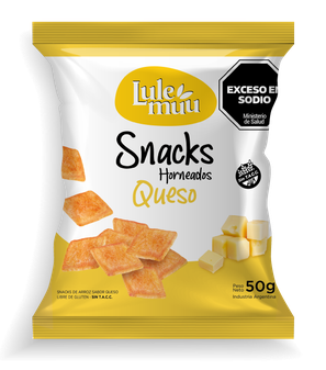 SNACKS HORNEADOS SABOR QUESO. Apto celíacos. Origen: Argentina