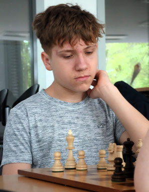 Lennard Schruba in seinem ersten Einsatz als Stammspieler der SG Drewer II (Foto: A. Obdenbusch)