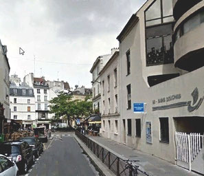 Bains-douches de la rue Lacépède Paris 5ème ardt. Photo Google streetview