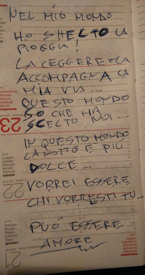 poesia in brutta copia di Michele Gallo