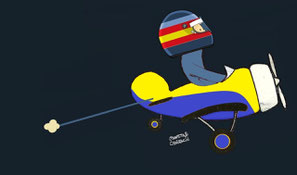 Fernando Alonso by Muneta & Cerracín