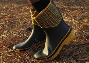 Rouchette, bottes de jardinage