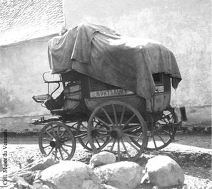 Le fonds photographique Bastide présente Montsalvy dans les années1920.