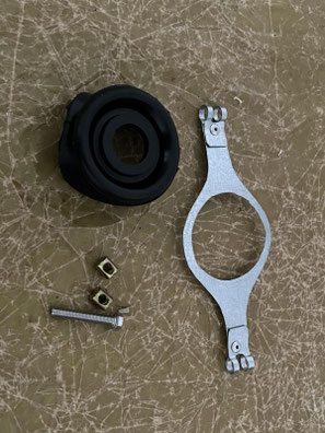503-3405178-Б (503-3405178-6, 503-3405178-B)  Schutzmanschette Kugelgelenk mit Schelle KRAZ 250/255/256. Ball joint protection cuff with clamp KRAS 250/255/256. Уплотнитель шаровых пальцев с хомутом в сборе ГУР КРАЗ 250/255/256.