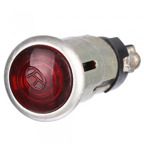 51-3803015 (ПД-20-Д ) Kontrollleuchte Warnleuchte (rote Leuchte Lampe) Kühlwassertemperatur GAZ 69, GAZ 69A. Indicator light warning light (red light lamp) cooling water temperature GAS 69, GAS 69A.