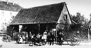 Spritzenhaus Königstraße um 1905 (heute Volkshochschule)