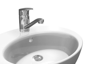 異物を落とした洗面所の排水管修理