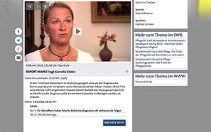 Cornelia Stolze (Medizinjournalistin) in 'REPORT MAINZ fragt Cornelia Stolze' der ARD am 04.10.2016