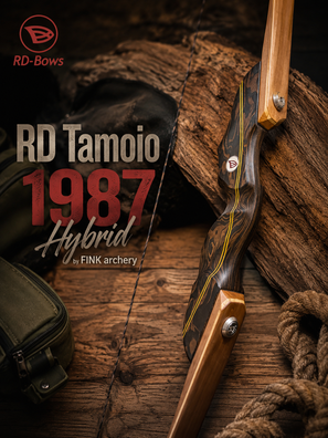 RD Tamoio Sondermodell bei FINK archery | RD Tamoio 1987 Hybrid mit 58 Zoll Bogenlänge | Instinktivbogen für Hybridfans