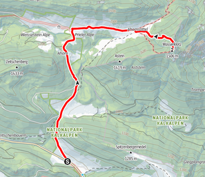 Wasserklotz, Zickerreith, Hengstpass, Pyhrn Priel, Wandern, Oberösterreich