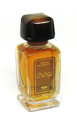 CHUNGA - PARFUM DE TOILETTE, MINIATURE SEULE SUR PIED-DOUCHE
