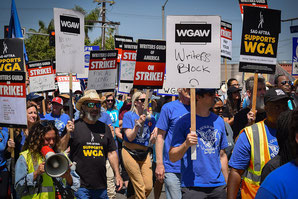 WGA ストライキ 2023 年 6 月 21 日　photo:ufcw770