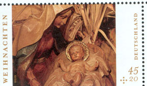 Deutsche Weihnachtsbriefmarke 2010