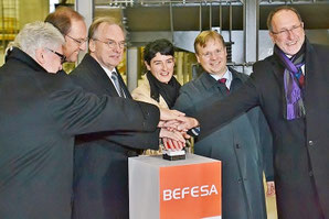 Befesa Bernburg Aluminium Werk eröffnet - Klick!