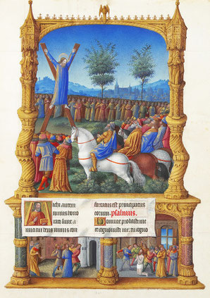 Chantiily - Les très riches heures du duc de Berry - Le martyre de Saint André