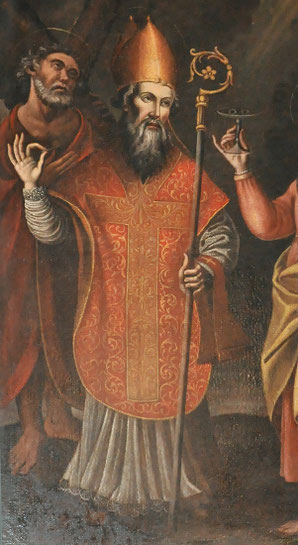 Piazzali (Castagniccia) - Couvent d'Alesani - Saint Blaise (Giuseppe Maria Casalta actif 1687-1711)