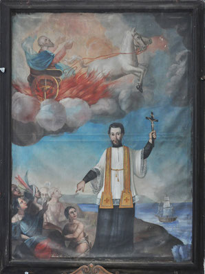 Tox - Prédication de St François Xavier aux Indiens - Elie et le char de feu