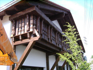 Balkon, rustikal