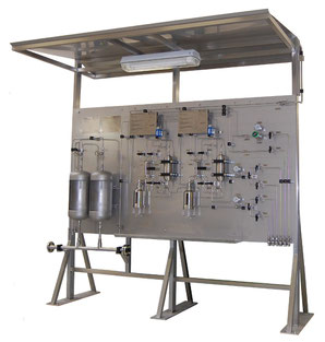 Liquid sampling - Mechatest Liquid Sampling Solution Rack System - closed sampling Hydrocarbon liquids - Dopak DPM