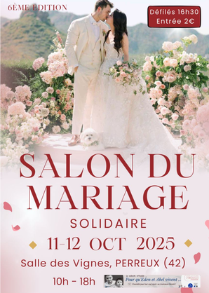 Salon du mariage solidaire - 11 et 12 Octobre 2025