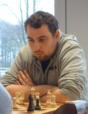 Sebastian Mittmann schaffte den zweiten Partiegewinn (Foto: A. Obdenbusch)