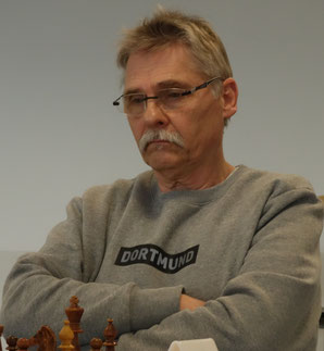 Volker Mittmann remisierte gegen einen starken Gegner (Foto: A. Obdenbusch)