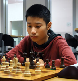 Tri Quang Tran bewährt sich wieder - ebenso wie seine beiden jungen Mannschafskameraden Henry Meyer-Adams und Lennard Schruba (Foto: A. Obdenbusch).