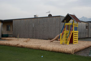 Der Spielplatz wurde kürzlich fertig renoviert. © F. Hepberger