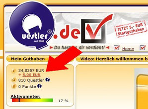 Mein Verdienst nach 10 Tagen