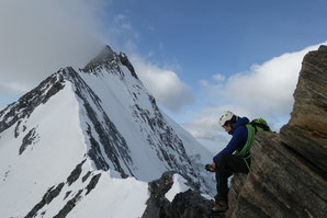 Täschhorn, Dom, Täschhorn-Dom Überschreitung, Täschhorn Dom-Überschreitung, Alphubel, Eisnase, Mischabeljoch Biwak, Mischabeljochbiwak, Mischabelgrat, Täschhorn NNE Grat, Dom S Grat