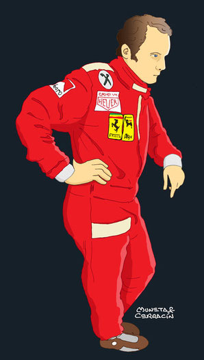 Niki Lauda by Muneta & Cerracín