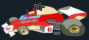 Gilles Villeneuve by Muneta & Cerracín