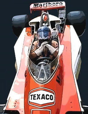 Gilles Villeneuve by Muneta & Cerracín