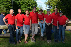 Team Klack3: Heinrich M., Jürgen D., Maria D., Jürgen G., Addi G., Helmut L. Peter H, Rolf B.