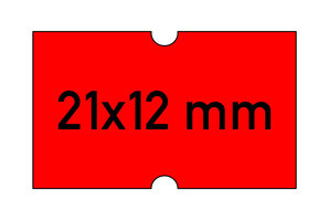 Etiketten 21x12 mm