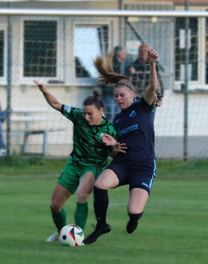 Wieder am Start: Lena Eckhardt spielt mit der Viktoria in Egelsbach. Foto: Lanzke