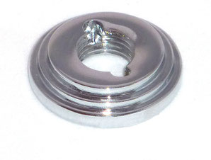 51-3709030-Б Chrommutter für Lichtschalter Hauptlichtschalter Gaz 69, GAZ 68A. Chrome screw nut for Main light switch GAS 69, GAZ 69A. Гайка крепления центрального переключателя света ГАЗ 69, ГАЗ 69А.