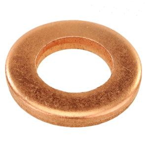 297216-П Kupferdichtring Bolzen Befestigung Ölfiltergehäse Deckel GAZ 69, GAZ 69A. Copper crush washer of Bolt oil filter cover GAS 69,GAS 69A. Шайба 16 Болта крышки масляного фильтра ГАЗ 69, ГАЗ 69, ГАЗ 69А.