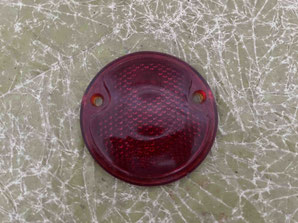 ФП13-3716204 Lichtscheibe Streuscheibe rot runde Rückleuchte ZIL-157. Rear Red Round Tail Light Lamp Lens SIL 157. Стекло красное заднего фонаря ЗИЛ-157.