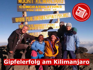 Gipfelerfolg am Kilimanjaro, AMICAL alpin Gipfelerfolg Kilimanjaro, Kilimanjaro, Kilimanjaro besteigen, Besteigung Kilimanjaro