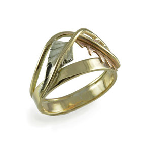 Fern & Oak Ring - 9ct Gold 