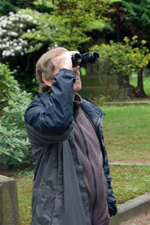 Stunde der Gartenvögel auf dem Südfriedhof. Foto: René Sievert