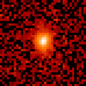 Hubble-Aufnahme von Quaoar aus dem Jahre 2004.