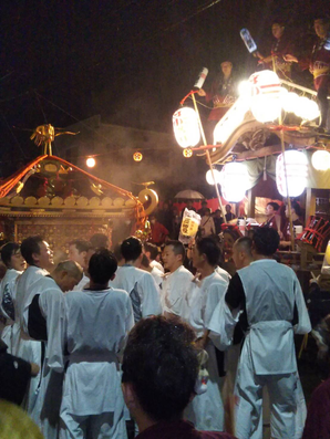 佐倉の秋祭り 宮入