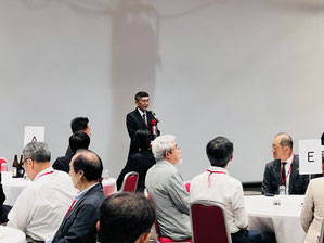 新会長山岡氏からごあいさつ